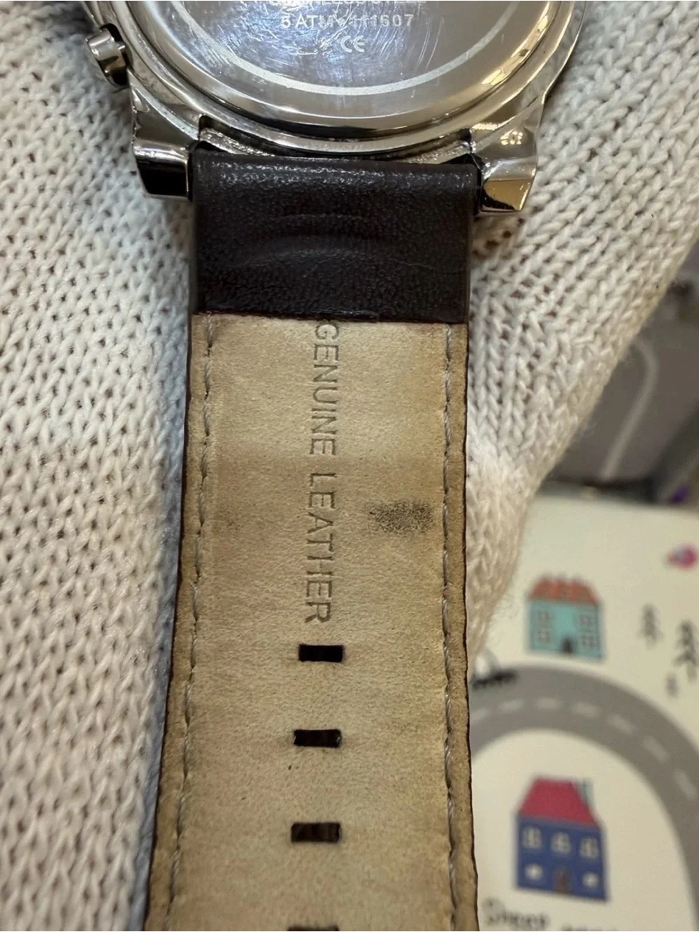 Armani Exchange Outerbanks AX2506 Mens Chronograph Brown Leather Watch 45mm AX